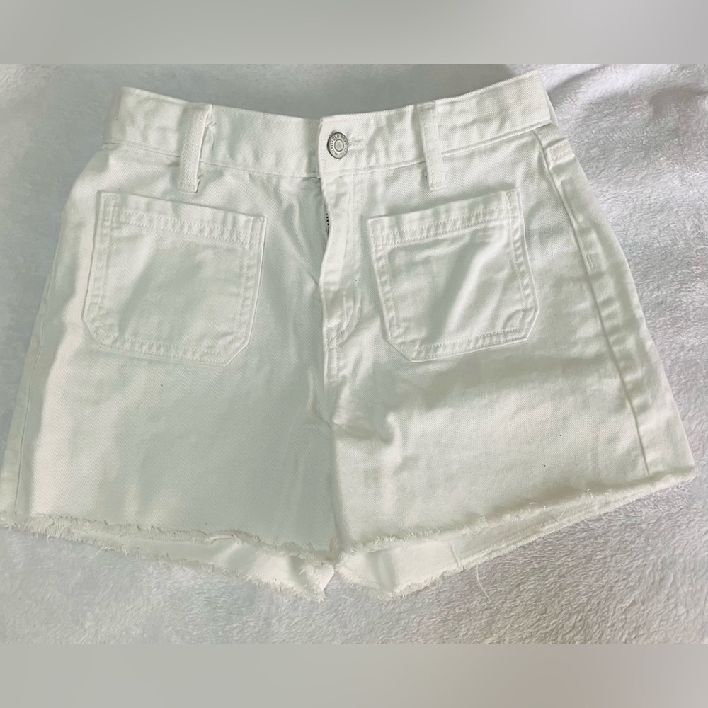 Girls Old Navy High Rise Built In Tough White Jean Shorts, Bundle Deals!